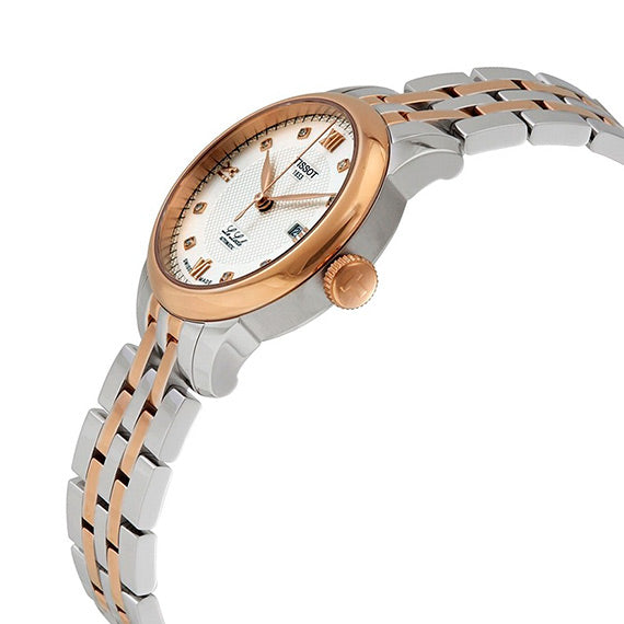 Tissot T Classic Le Locle Automatic Lady Silver Dial Two Tone Steel Strap Watch For Women - T006.207.22.036.00 Buy Now By Tissot