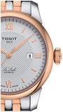 Tissot T Classic Le Locle Automatic Silver Dial Two Tone Steel Strap Watch For Women - T006.207.22.038.00 Buy Now By Tissot