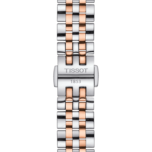 Tissot Le Locle Automatic Lady Mother of Pearl Dial Two Tone Steel Strap Watch For Women - T006.207.22.116.00 Buy Now By Tissot
