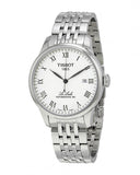 Tissot Le Locle Powermatic 80 Silver Dal Silver Steel Strap Watch For Men - T006.407.11.033.00 Buy Now By Tissot