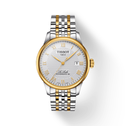 Tissot Le Locle Powermatic 80 Silver Dial Two Tone Steel Strap Watch For Men - T006.407.22.033.01 Buy Now By Tissot