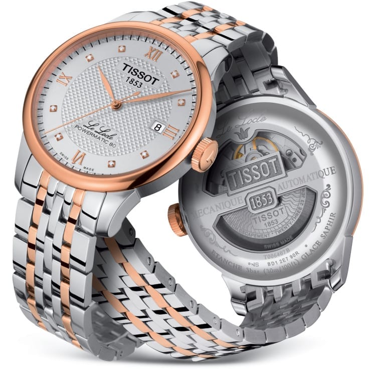 Tissot Le Locle Automatic Cosc Silver Dial Two Tone Steel Strap Watch For Men - T006.407.22.036.00 Buy Now By Tissot