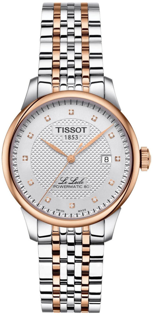 Tissot Le Locle Powermatic 80 Silver Dial Two Tone Steel Strap Watch For Men - T006.407.22.036.01 Buy Now By Tissot