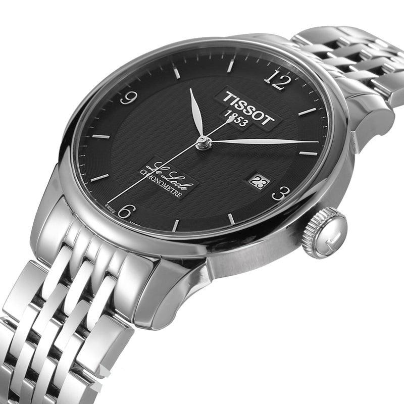 Tissot Le Locle Automatic Black Dial Silver Steel Strap Watch For Men - T006.408.11.057.00 Buy Now By Tissot