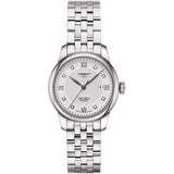Tissot Le Locle Lady Automatic Diamonds Silver Dial Silver Steel Strap Watch For Women - T006.207.11.036.00 Buy Now By Tissot