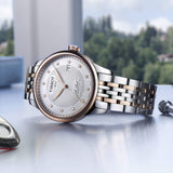 Tissot Le Locle Powermatic 80 Diamonds Silver Dial Two Tone Steel Strap Watch For Men - T006.407.22.036.01 Buy Now By Tissot