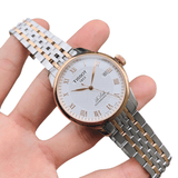 Tissot Le Locle Powermatic 80 Diamonds Silver Dial Two Tone Steel Strap Watch For Men - T006.407.22.036.01 Buy Now By Tissot