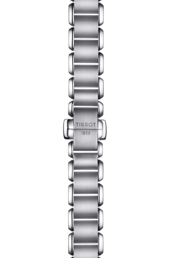 Tissot T Wave Black Dial Silver Steel Strap Watch for Women - T02.1.285.52 Buy Now By Tissot