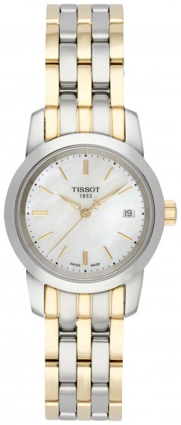Tissot T Classic Dream Mother of Pearl Dial Two Tone Steel Strap Watch For Women - T033.210.22.111.00 Buy Now By Tissot