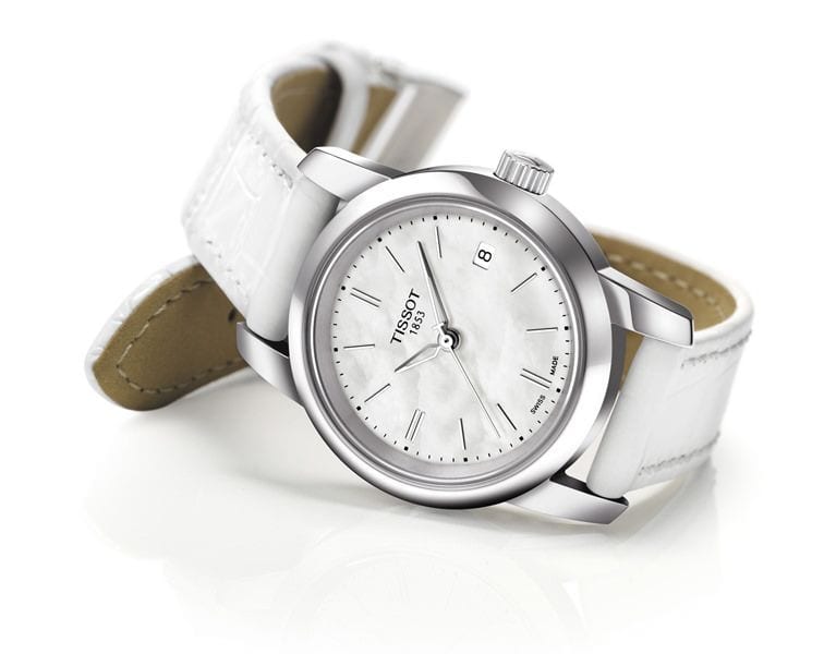 Tissot Classic Dream Lady Mother of Pearl Dial Watch For Women - T033.210.16.111.00 Buy Now By Tissot
