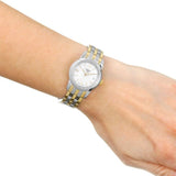 Tissot T Classic Dream Mother of Pearl Dial Two Tone Steel Strap Watch For Women - T033.210.22.111.00 Buy Now By Tissot