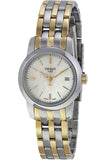 Tissot T Classic Dream Mother of Pearl Dial Two Tone Steel Strap Watch For Women - T033.210.22.111.00 Buy Now By Tissot