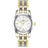 Tissot T Classic Dream Mother of Pearl Dial Two Tone Steel Strap Watch For Women - T033.210.22.111.00 Buy Now By Tissot