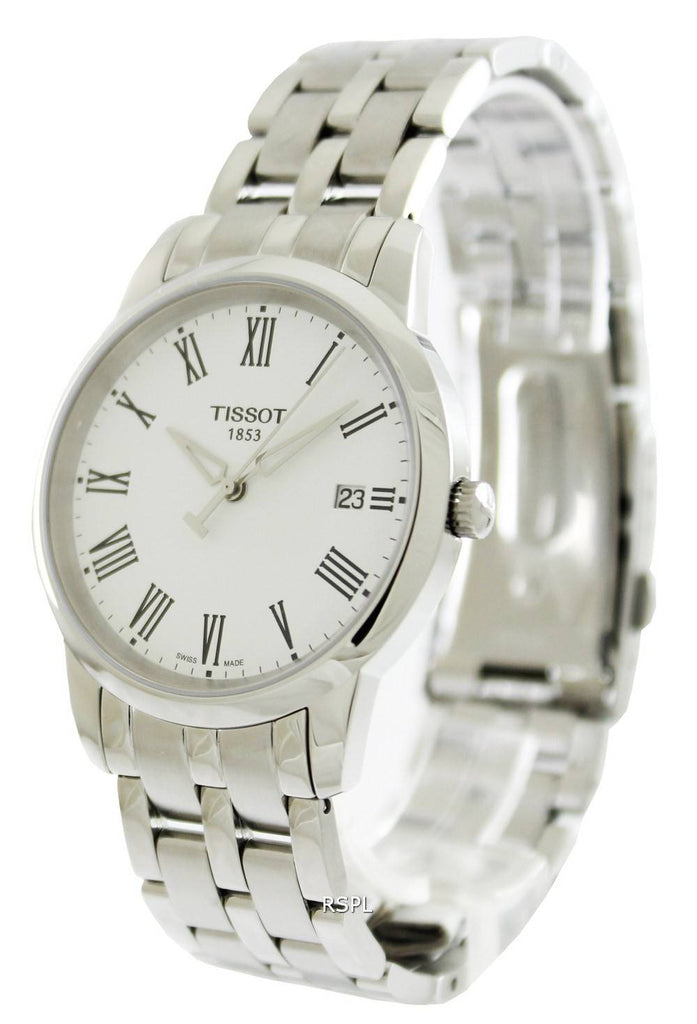 Tissot T Classic Dream White Dial Silver Steel Strap Watch for Men - T033.410.11.013.01 Buy Now By Tissot