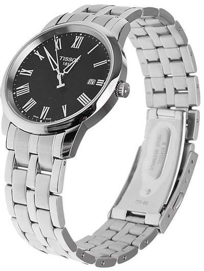 Tissot T Classic Dream Black Dial Silver Steel Strap Watch for Men - T033.410.11.053.01 Buy Now By Tissot