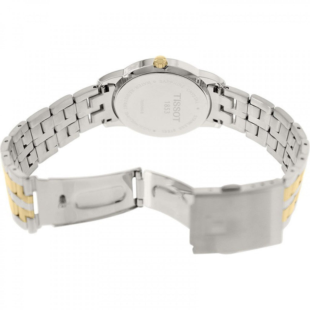 Tissot T Classic Dream Black Dial Two Tone Steel Strap Watch for Men - T033.410.22.053.01 Buy Now By Tissot