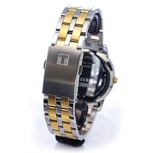 Tissot T Classic Dream Black Dial Two Tone Steel Strap Watch for Men - T033.410.22.053.01 Buy Now By Tissot