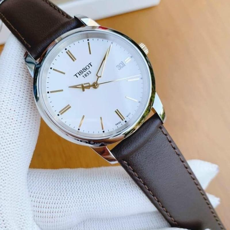 Tissot T Classic Dream White Dial Brown Leather Strap Watch for Men - T033.410.26.011.01 Buy Now By Tissot
