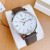 Tissot T Classic Dream White Dial Brown Leather Strap Watch for Men - T033.410.26.011.01 Buy Now By Tissot