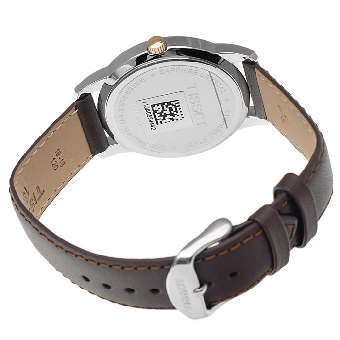 Tissot T Classic Dream White Dial Brown Leather Strap Watch for Men - T033.410.26.011.01 Buy Now By Tissot