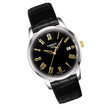 Tissot T Classic Dream Black Dial Black Leather Strap Watch for Men - T033.410.26.053.01 Buy Now By Tissot