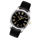 Tissot T Classic Dream Black Dial Black Leather Strap Watch for Men - T033.410.26.053.01 Buy Now By Tissot