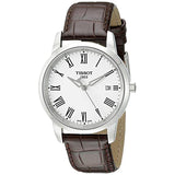 Tissot T Classic Dream White Dial Brown Leather Strap Watch for Men - T033.410.16.013.01 Buy Now By Tissot