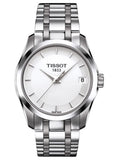 Tissot T Trend Couturier White Dial Silver Steel Strap Watch For Women - T035.210.11.011.00 Buy Now By Tissot
