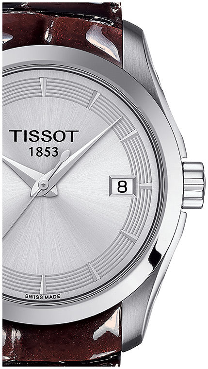 Tissot T Classic Couturier Quartz Silver Dial Watch For Women - T035.210.16.031.03 Buy Now By Tissot