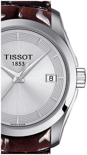 Tissot T Classic Couturier Quartz Silver Dial Watch For Women - T035.210.16.031.03 Buy Now By Tissot