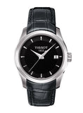 Tissot T Trend Couturier Black Dial Black Leather Strap Watch For Women - T035.210.16.051.00 Buy Now By Tissot