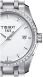 Tissot T Trend Couturier Lady White Dial Watch For Women - T035.210.61.011.00 Buy Now By Tissot