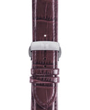 Tissot T Classic Couturier Chronograph White Dial Brown Leather Strap Watch For Men - T035.410.16.031.00 Buy Now By Tissot