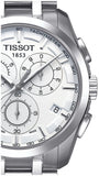 Tissot Couturier Chronograph White Dial Silver Steel Strap Watch For Men - T035.617.11.031.00 Buy Now By Tissot