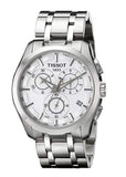 Tissot Couturier Chronograph White Dial Silver Steel Strap Watch For Men - T035.617.11.031.00 Buy Now By Tissot