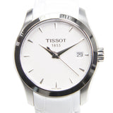 Tissot Couturier Lady Silver Dial White Leather Strap Watch For Women - T035.210.16.011.00 Buy Now By Tissot