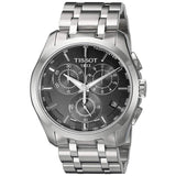 Tissot Couturier Chronograph Black Dial Silver Steel Strap Watch For Men - T035.617.11.051.00 Buy Now By Tissot