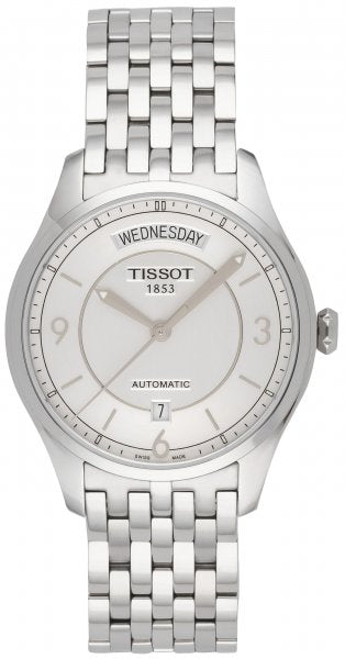 Tissot T Classic T One Automatic Silver Dial Silver Steel Strap Watch For Men - T038.430.11.037.00 Buy Now By Tissot