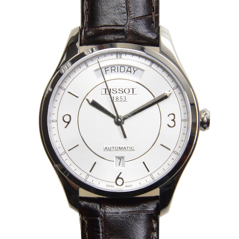 Tissot T Classic T One Automatic Silver Dial Brown Leather Strap Watch For Men - T038.430.16.037.00 Buy Now By Tissot