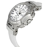 Tissot T Race Lady Chronograph White Dial White Rubber Strap Watch for Women - T048.217.17.017.00 Buy Now By Tissot