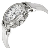 Tissot T Race Lady Chronograph White Dial White Rubber Strap Watch for Women - T048.217.17.017.00 Buy Now By Tissot