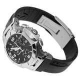 Tissot T Race Chronograph Black Dial Black Rubber Strap Watch for Women - T048.217.17.057.00 Buy Now By Tissot