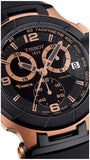 Tissot T Race Chronograph Automatic Black Dial Black Rubber Strap Watch for Men - T048.417.27.057.06 Buy Now By Tissot