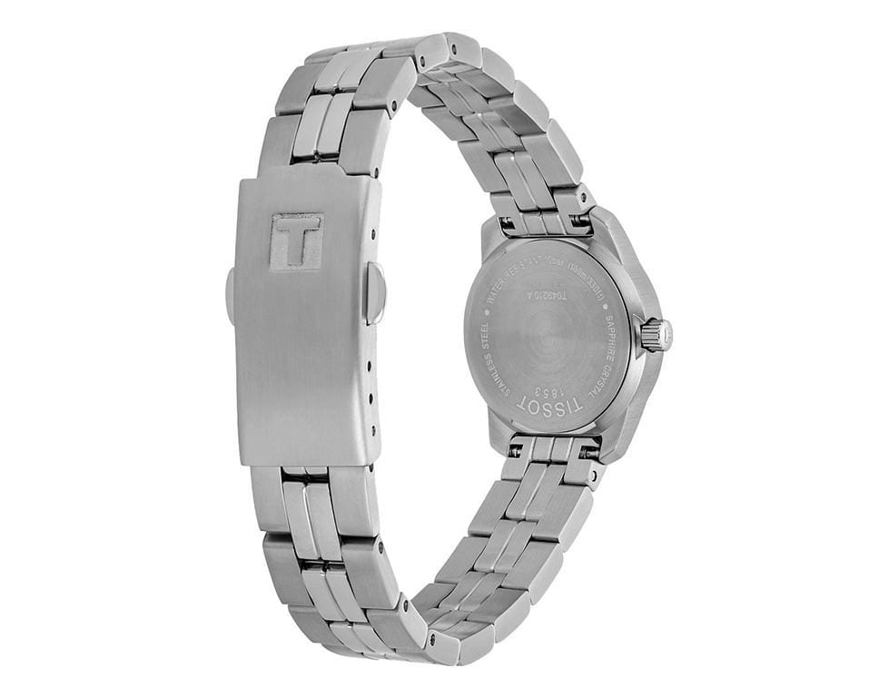 Tissot T Classic PR100 Silver Dial Silver Steel Strap Watch For Women - T049.210.11.032.00 Buy Now By Tissot