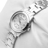Tissot T Classic PR100 Silver Dial Silver Steel Strap Watch For Women - T049.210.11.032.00 Buy Now By Tissot