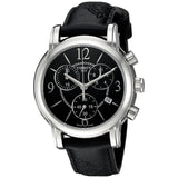 Tissot Dressport Chronograph Black Dial Black Leather Strap Watch for Women - T050.217.17.057.00 Buy Now By Tissot