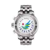Tissot PRC 200 Asian Games Special Edition Black Dial Silver Steel Strap Watch For Men - T055.417.11.057.01 Buy Now By Tissot