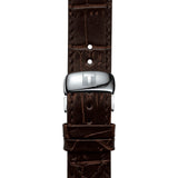 Tissot PRC 200 Chronograph Silver Dial Brown Leather Strap Watch For Men - T055.417.16.037.00 Buy Now By Tissot