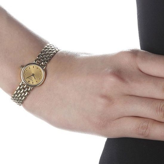 Tissot Lovely Gold Dial Gold Steel Strap Watch For Women - T058.009.33.021.00 Buy Now By Tissot