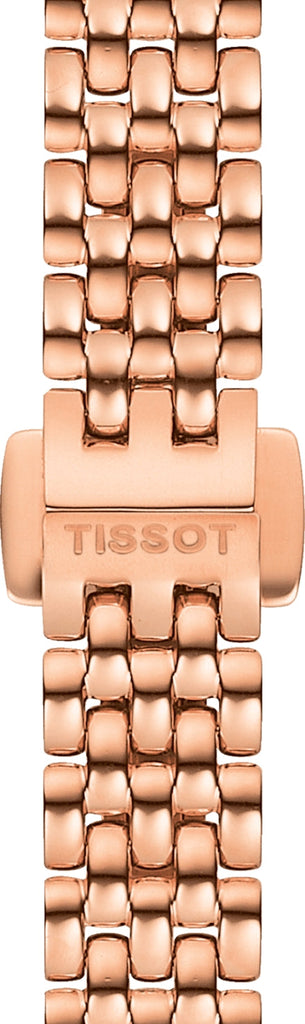 Tissot T Lady Lovely Mother of Pearl Dial Rose Gold Steel Strap Watch For Women - T058.009.33.111.00 Buy Now By Tissot